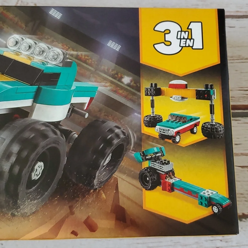 New In Box Lego Creator 3 in 1 Monster Truck #31101